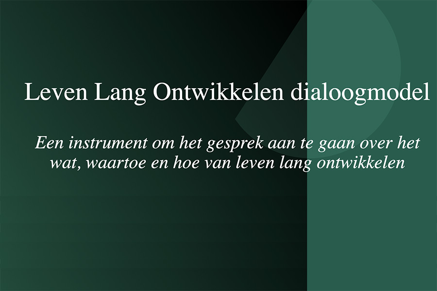 Leven Lang Ontwikkelen. Dialoogmodel